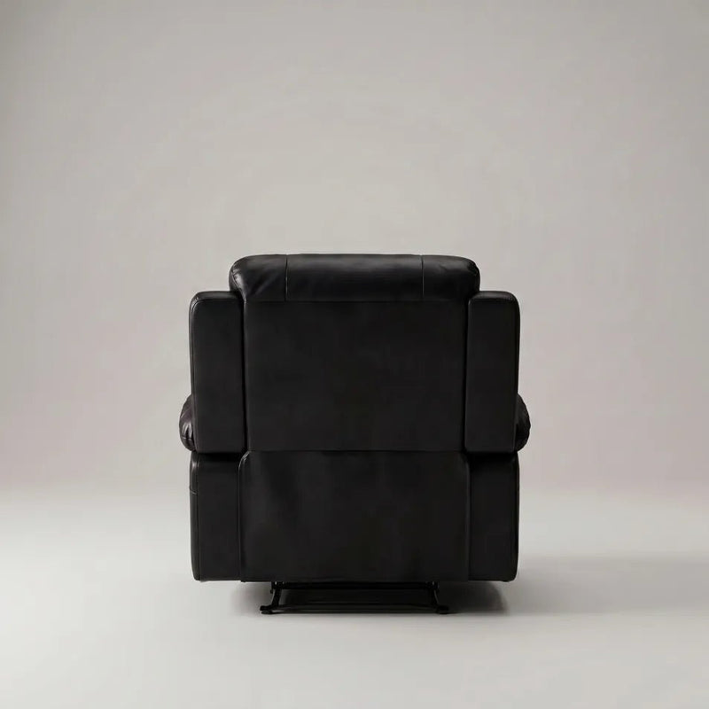roma-black-manual-leather-armchair