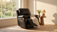 roma-black-leather-manual-recliner-armchair