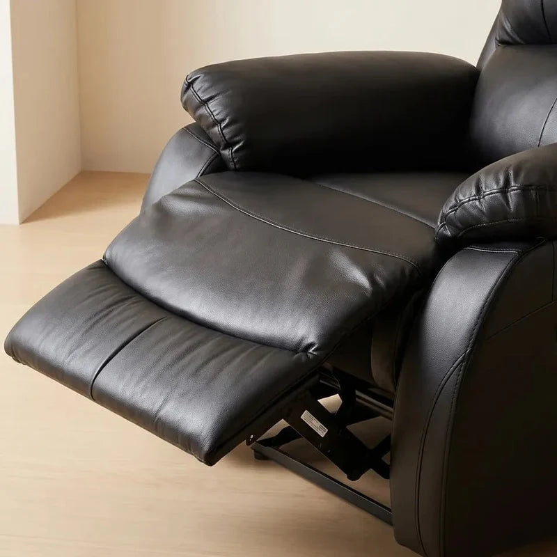 Roma Black Manual Recliner 2+1