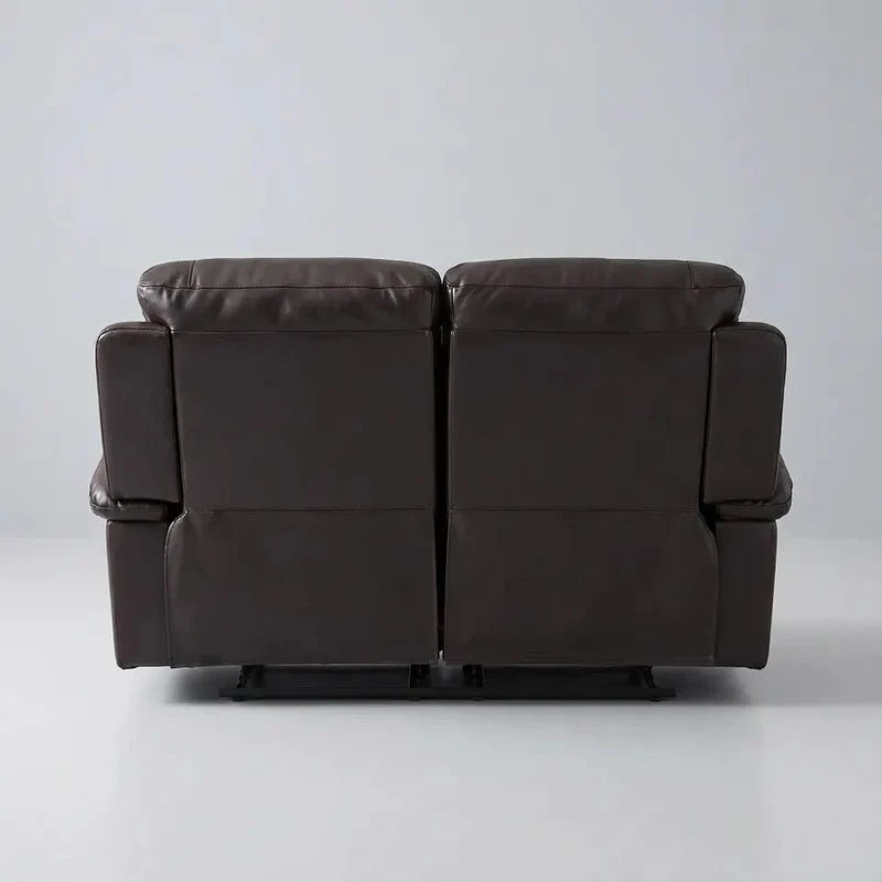 Roma Brown Leather 2+1+1 Recliner