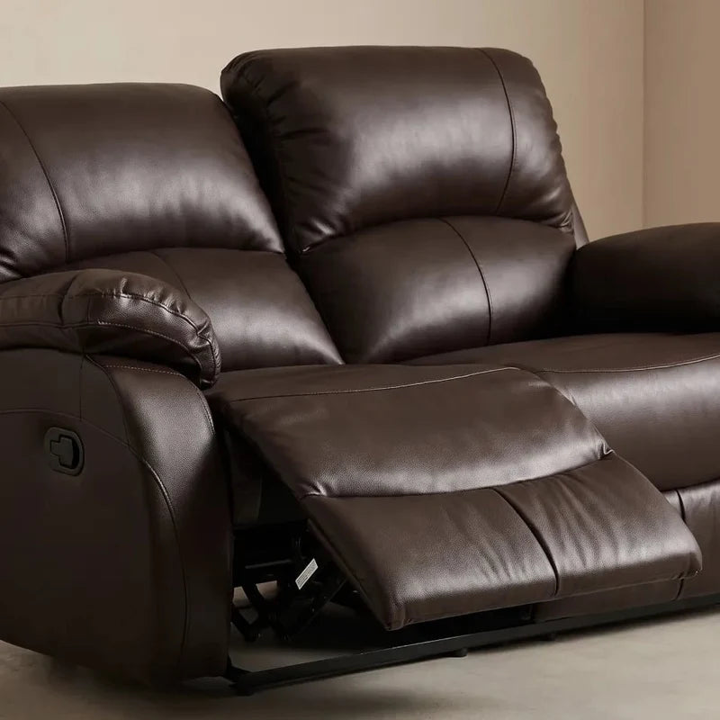 Roma Brown Leather 2+1