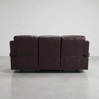 Roma Brown Leather Manual Recliner