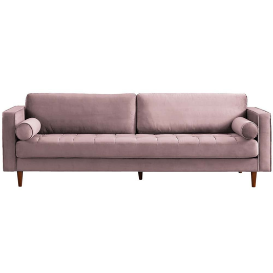 Purple sofa on a white background