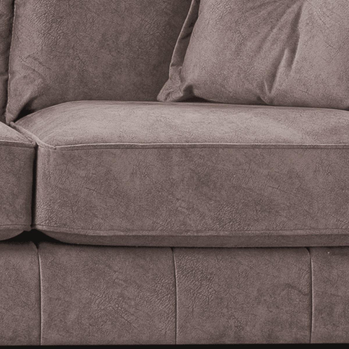 Somerford left-hand corner sofa close-up, showing texture and design on a clean white background