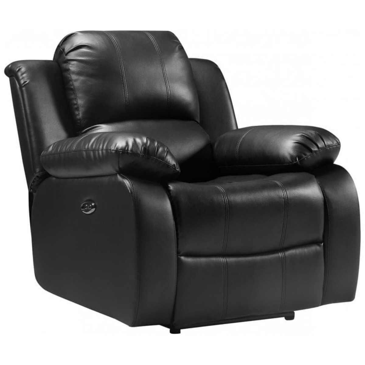 Valencia Black Leather Electric Recliner Chair - Furniture Instore