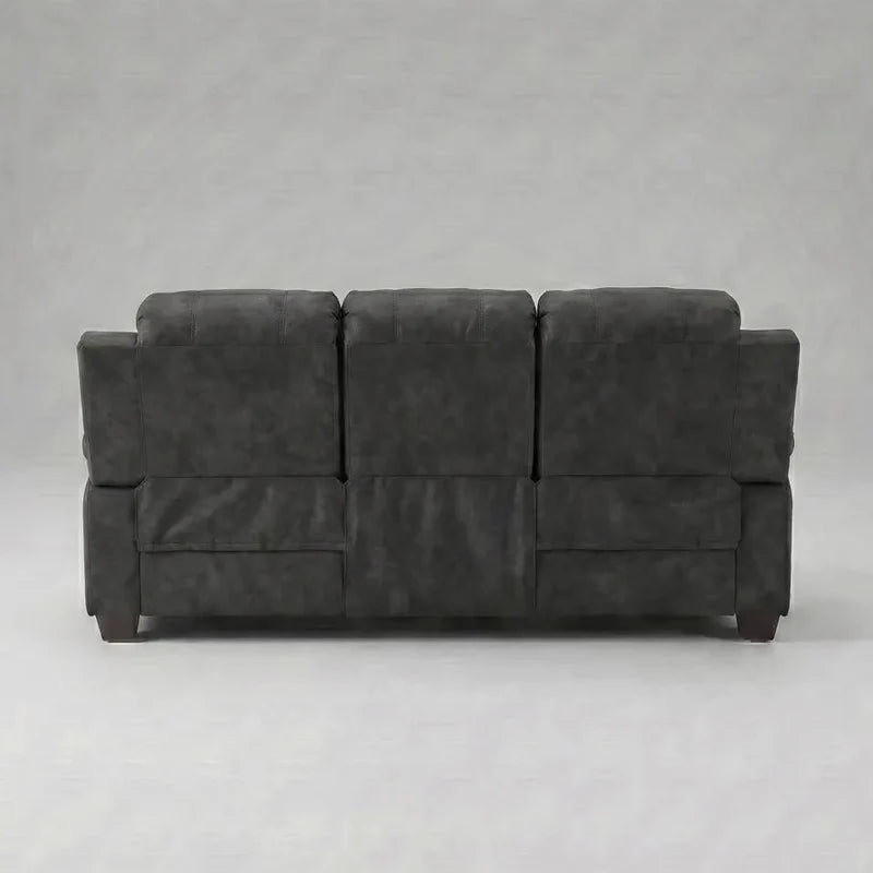 Valerie Charcoal Fabric 3+2+1 Seater