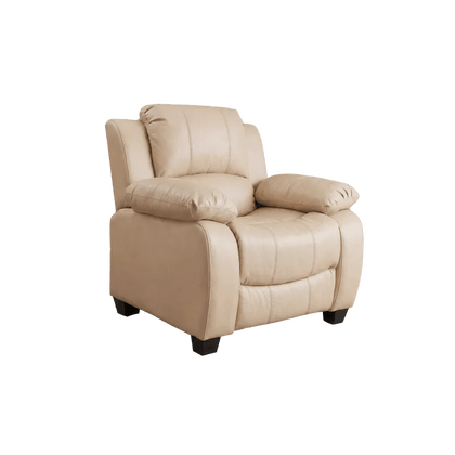Valerie Cream Leather Armchair - Furniture Instore
