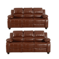 Valerie Tan  Leather Modern 3+3 Seater Sofa Set