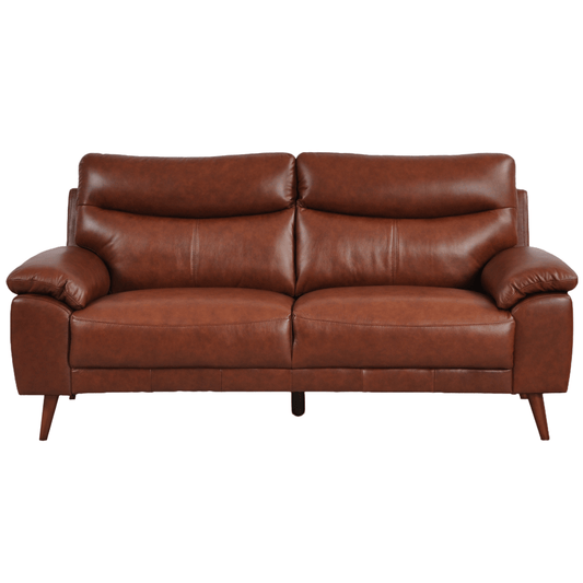 Vantage Tan 3-Seater Sofa, front-facing on white background, modern design, stylish and comfortable