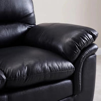 Verona Black 2+2 Seater Sofa