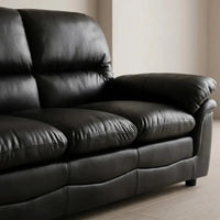 Verona Black 3+1 Seater