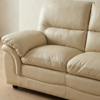Verona Cream Leather 3+3